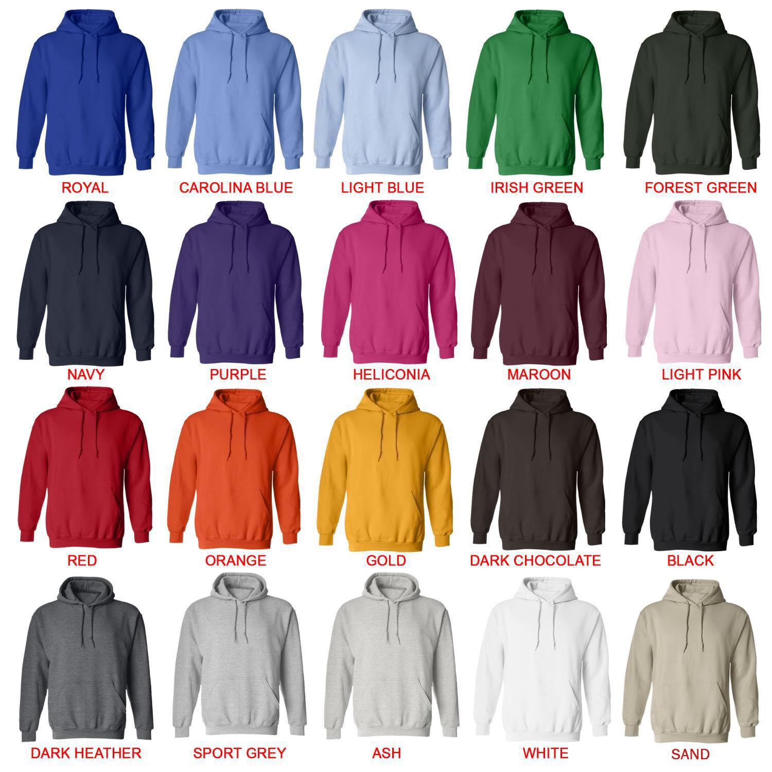 hoodie color chart - Ace of Diamond Store