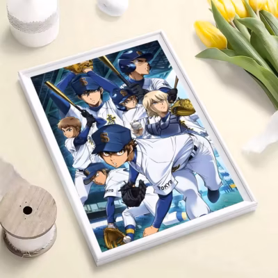 Epic Ace of Diamond Baseball Canvas Wall Art