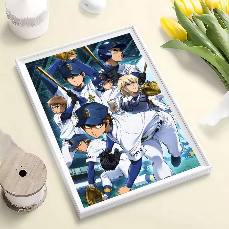 Epic Ace of Diamond Baseball Canvas Wall Art