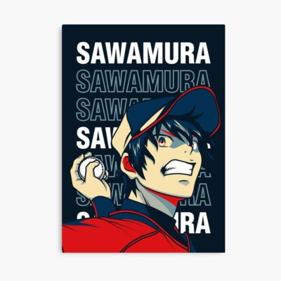 Ace Of Diamond Sawamura Eijun Pitcher Ace Poster
