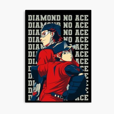 Ace Of Diamond Best Pitcher Battery Sawamura And Miyuki Poster