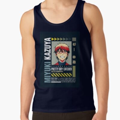 Street Wear Ace Of Diamond Kazuya Kazuya Miyuki Catcher Smile Tank Top