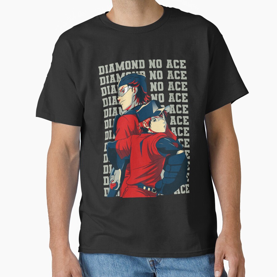 Ace Of Diamond Best Pitcher Battery Sawamura And Miyuki Vibe T-shirt - Image 3