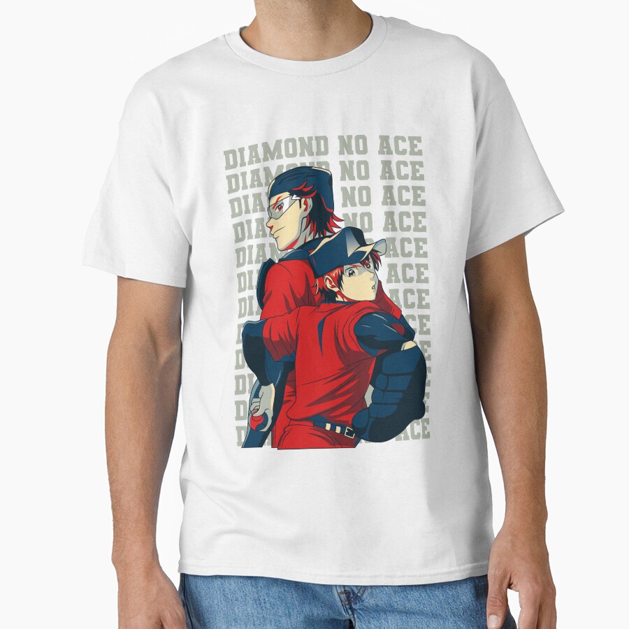 Ace Of Diamond Best Pitcher Battery Sawamura And Miyuki Vibe T-shirt - Image 2