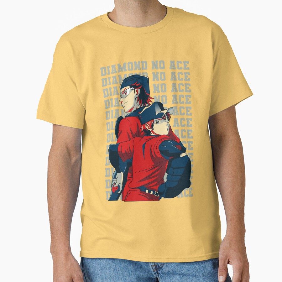 Ace Of Diamond Best Pitcher Battery Sawamura And Miyuki Vibe T-shirt