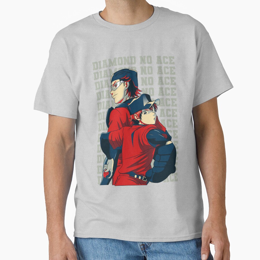 Ace Of Diamond Best Pitcher Battery Sawamura And Miyuki Vibe T-shirt - Image 4