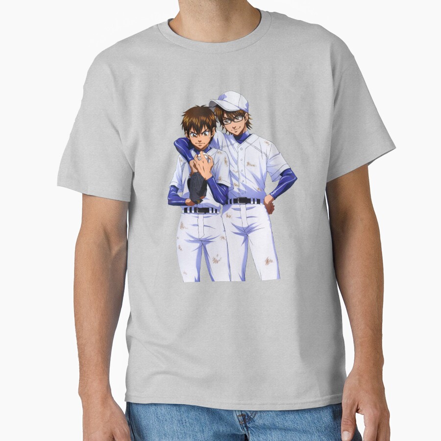 Ace Of Diamond Eijun Sawamura And Seto Takuma Archive T-shirt - Image 4