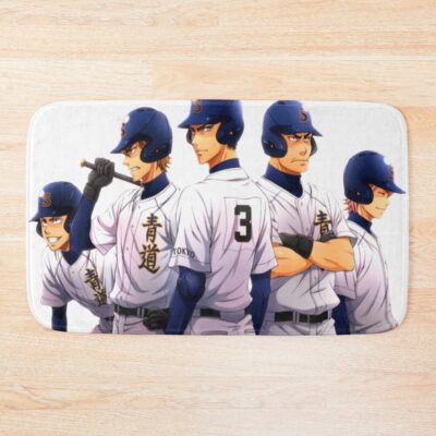 Ace Of Diamond Team Line Bath Mat