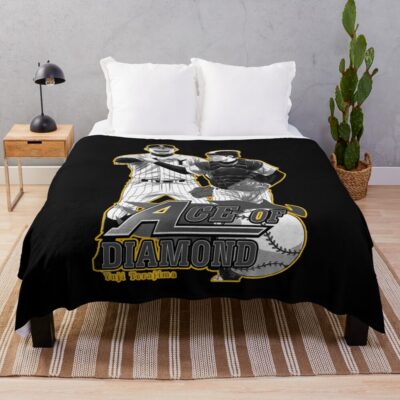 Ace Of Diamond Yuji Terajima Throw Blanket