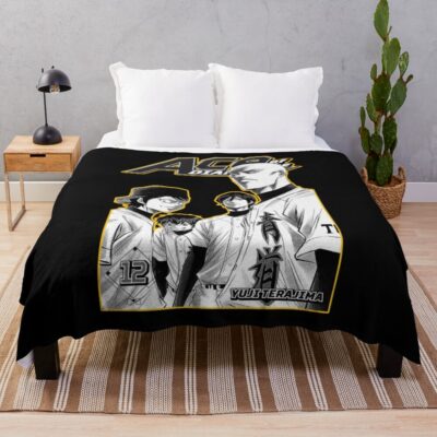 Ace Of Diamond Throw Daily Blanket