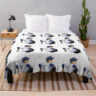 E Sawamura 20 Pitcher Throw Blanket