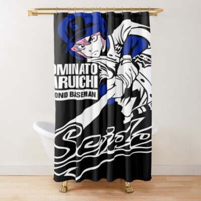 Haruichi Kominato Seido Dia No Ace Ace Of Diamond Shower Curtain