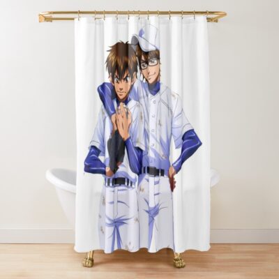 Ace Of Diamond Eijun Sawamura And Seto Takuma Shower Curtain