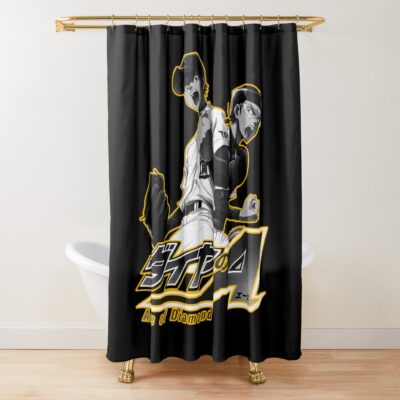 Ace Of Diamond Shower Curtain