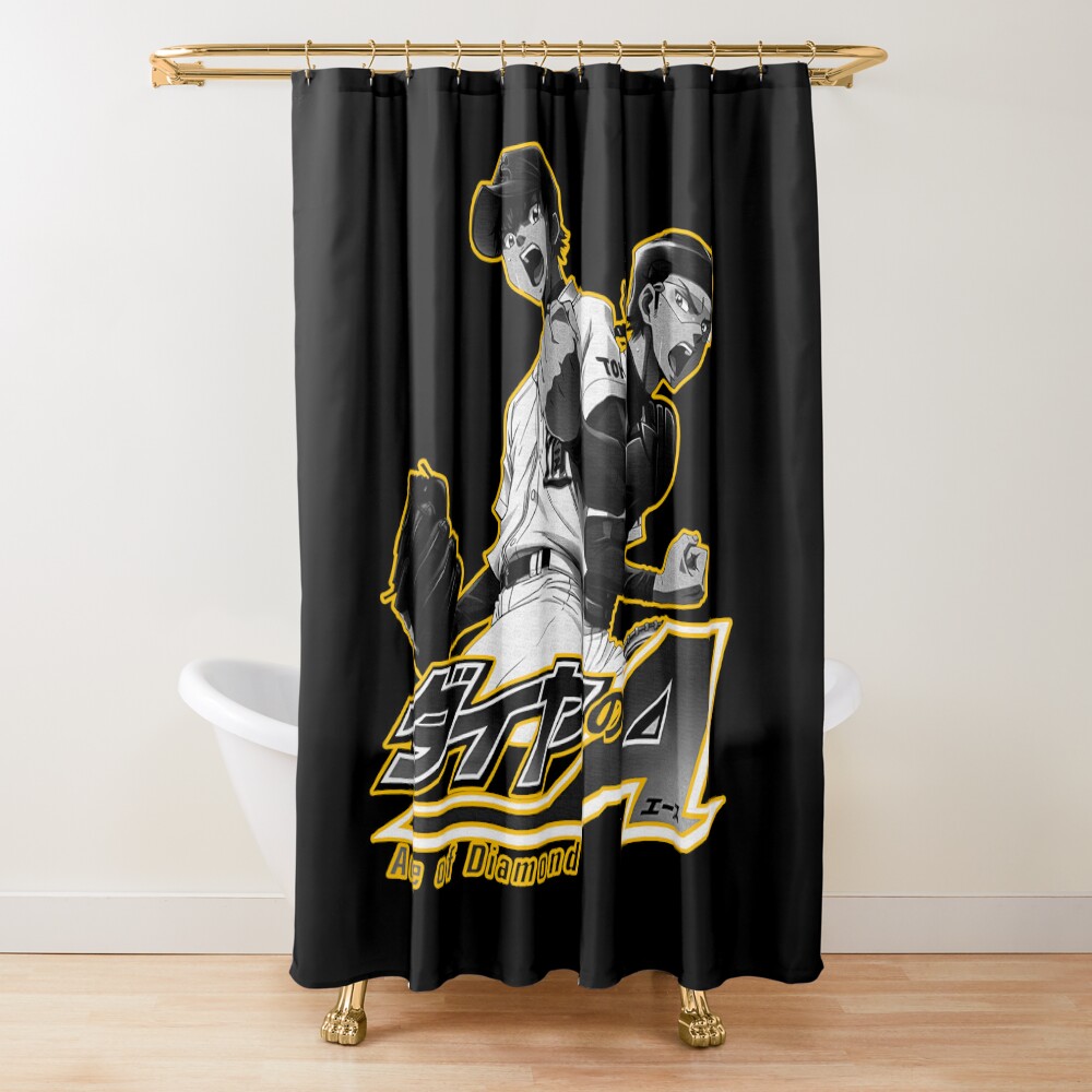 Ace Of Diamond Shower Curtain