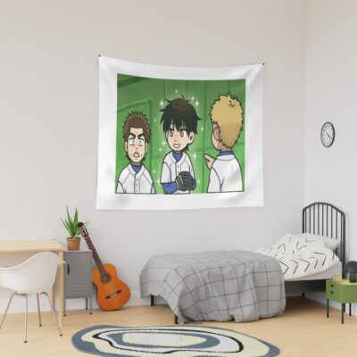 Ace Of Diamond Redrawn 2 Tapestry