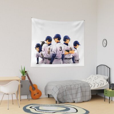 Ace Of Diamond Team Tapestry