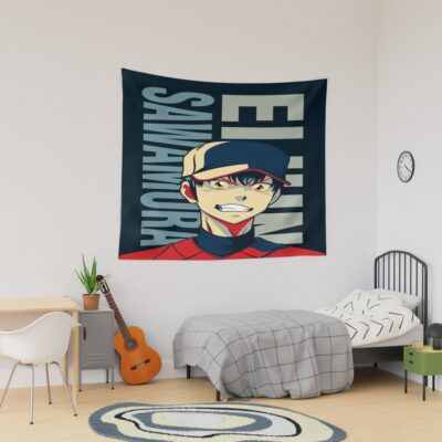 Street Wear Ace Of Diamond Eijun Sawamura Ace Pitcher Tapestry