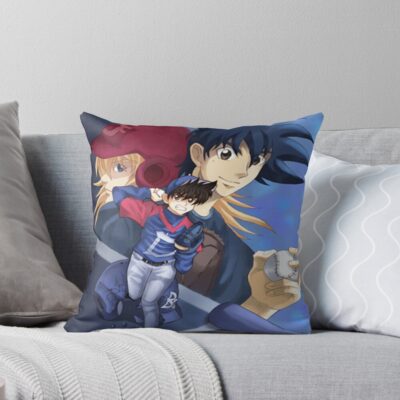 Goro And Gibson Jr Throw Pillow