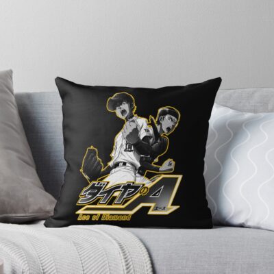 Ace Of Diamond Throw Pillow