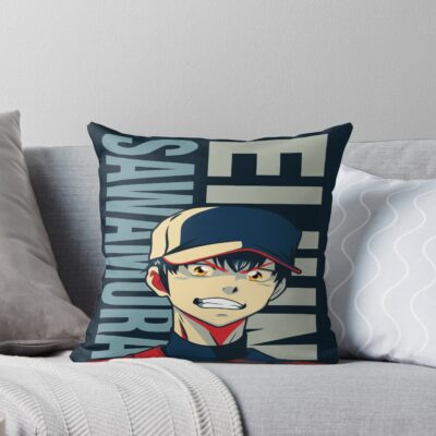 Street Wear Ace Of Diamond Eijun Sawamura Ace Pitcher Throw Pillow